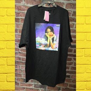 Olivia Rodrigo Sour Album Graphic Tee – Unisex Size XL – Black – 100% Cotton